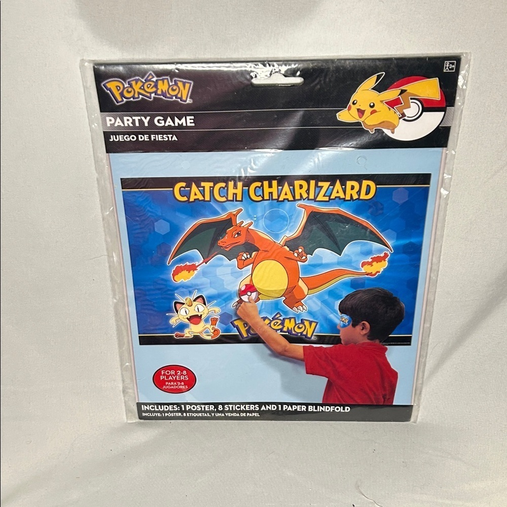 Pokemon Charizard Catch Game - Blue and Red